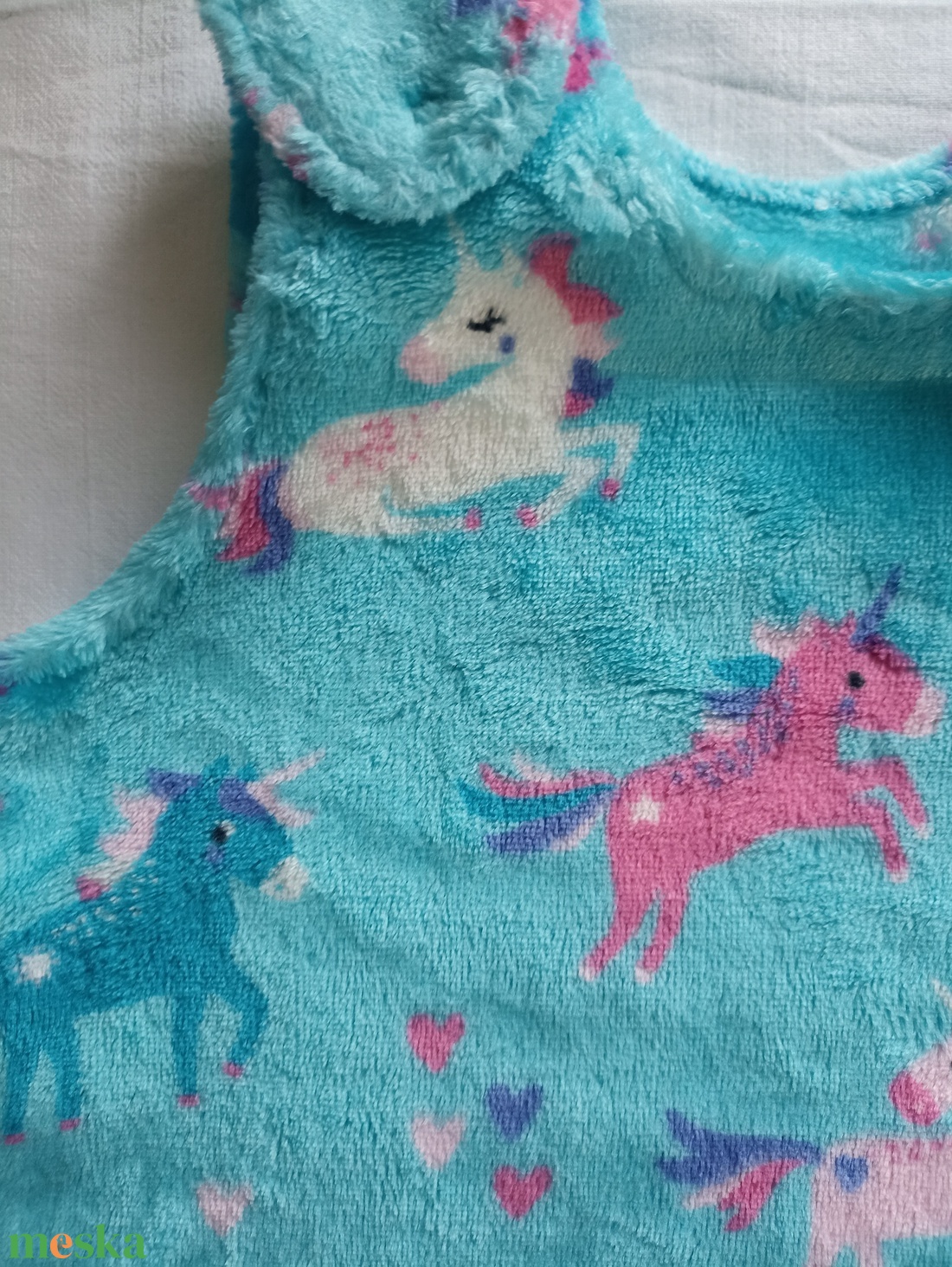 74-80-86-os őszi-téli tipegő hálózsák wellsoft 21-23 fokba egyszarvús - baba - mama - babaruházat - tipegőhálózsák - Meska.hu