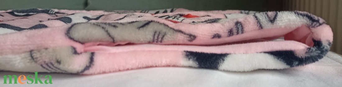 116-122-128-as őszi téli tipegő hálózsák 20-22 fok wellsoft cicás - baba - mama - babaruházat - tipegőhálózsák - Meska.hu