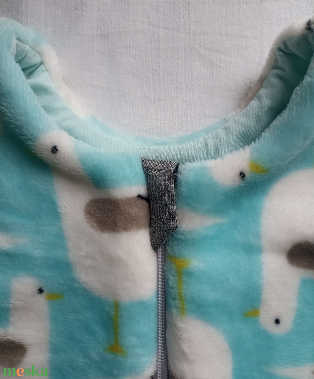 1110-116-122-es őszi téli tipegő hálózsák 20-22 fokba Hűvös szoba wellsoft pamuttal sirályos - baba - mama - babaruházat - tipegőhálózsák - Meska.hu