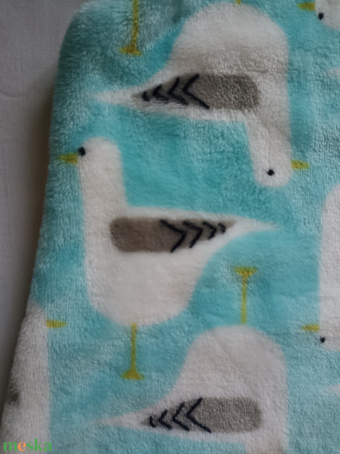 92-98-104-es őszi téli tipegő hálózsák 20-22 fokba wellsoft+ vékony pamut sirályos - baba - mama - babaruházat - tipegőhálózsák - Meska.hu