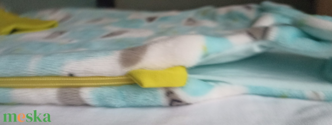 92-98-104-es őszi téli tipegő hálózsák 20-22 fokba wellsoft+ vékony pamut sirályos - baba - mama - babaruházat - tipegőhálózsák - Meska.hu