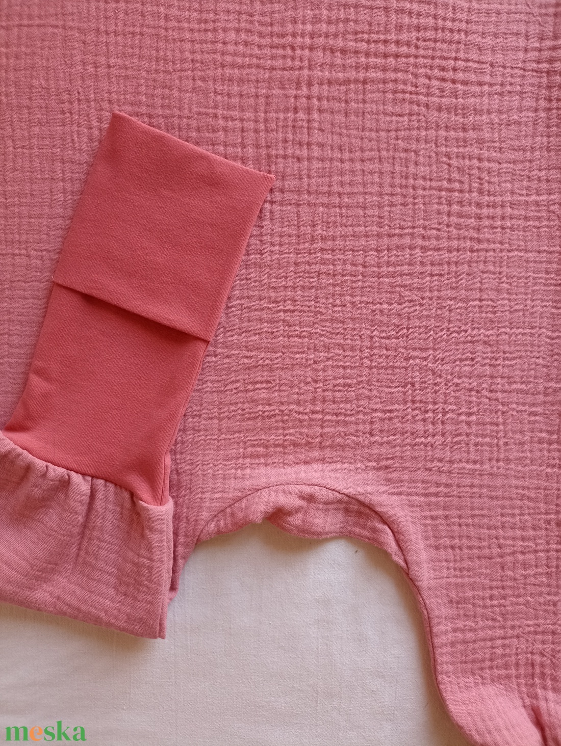 62-68-74-es nyári tipegő hálózsák duplagéz mályva - baba - mama - babaruházat - tipegőhálózsák - Meska.hu