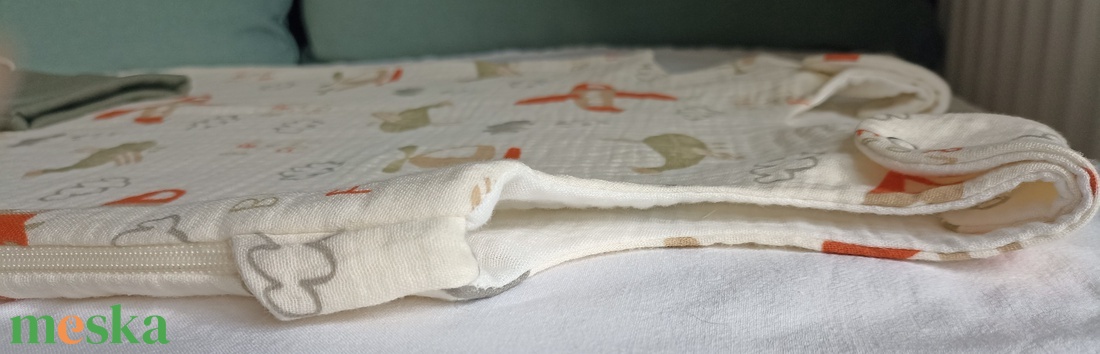 86-92-98-as Átmeneti meleg szoba muszlin tipegő hálózsák kétrétegű duplagéz repülők - baba - mama - babaruházat - tipegőhálózsák - Meska.hu