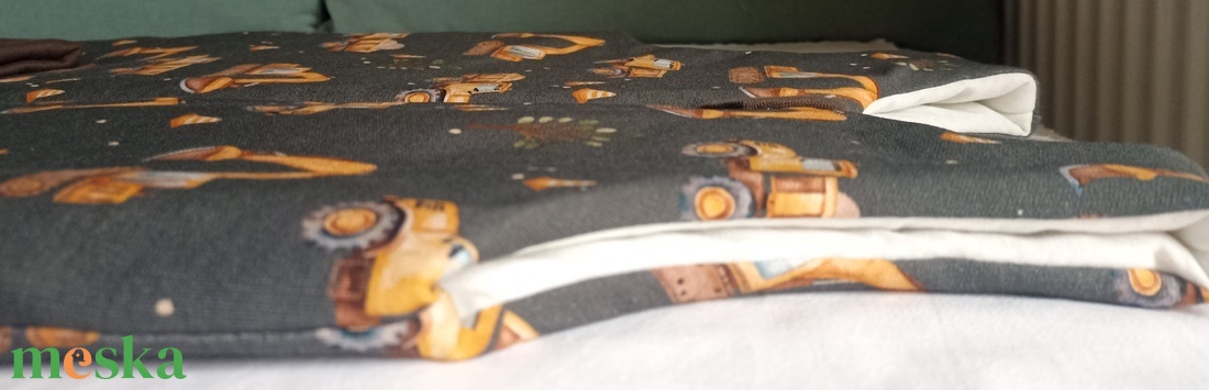 116-122-128-as őszi téli tipegő hálózsák átmeneti pamut 21-23 fokba narancs markolós - baba - mama - babaruházat - tipegőhálózsák - Meska.hu