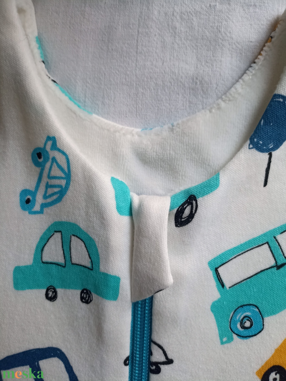 116-122-128-as Tavaszi tipegő hálózsák 21-23 fokba átmeneti pamut autós - baba - mama - babaruházat - tipegőhálózsák - Meska.hu