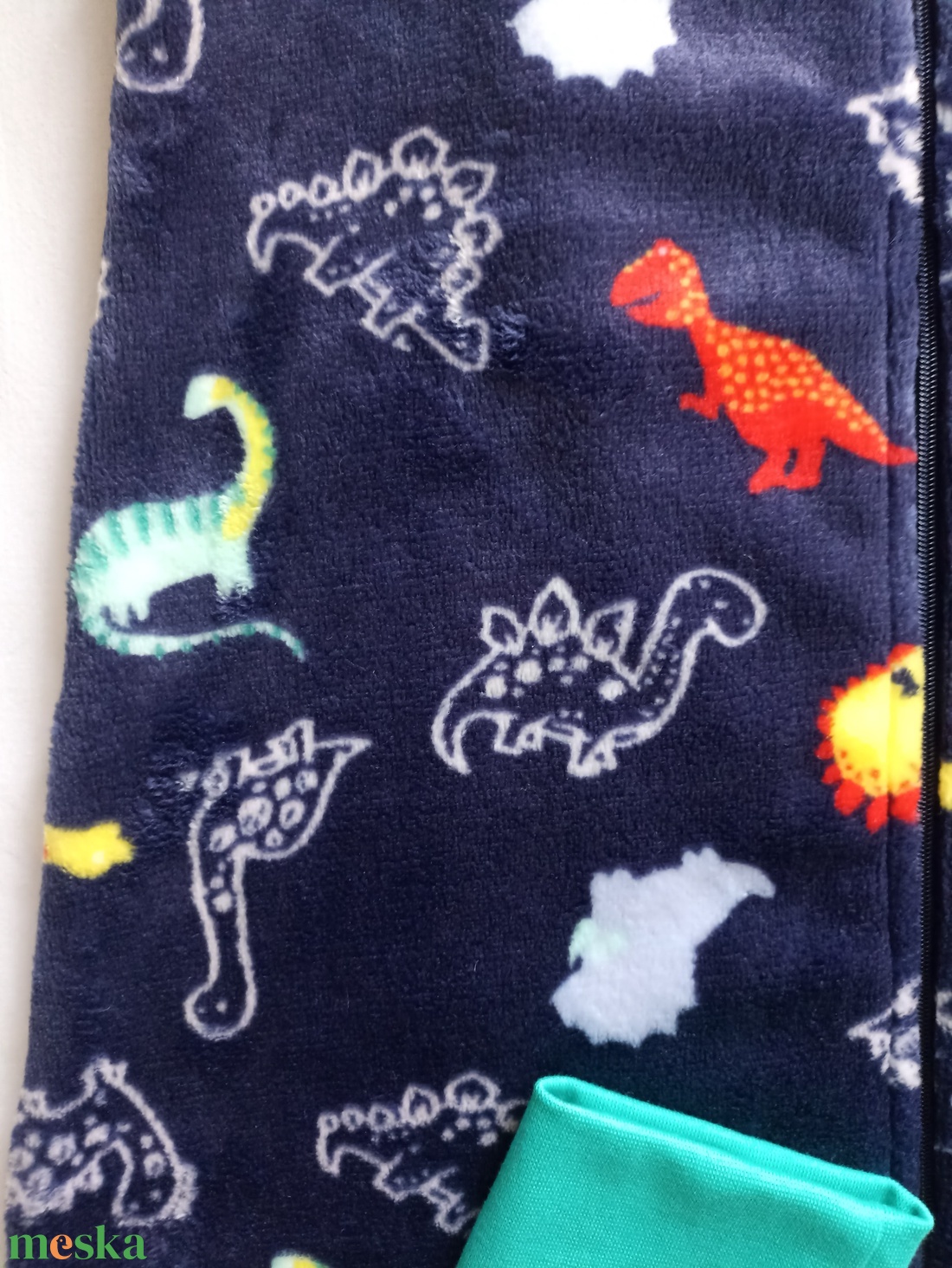 110-116-122-es téli tavaszi tipegő hálózsák 20-23 fokba wellsoft dínós - baba - mama - babaruházat - tipegőhálózsák - Meska.hu