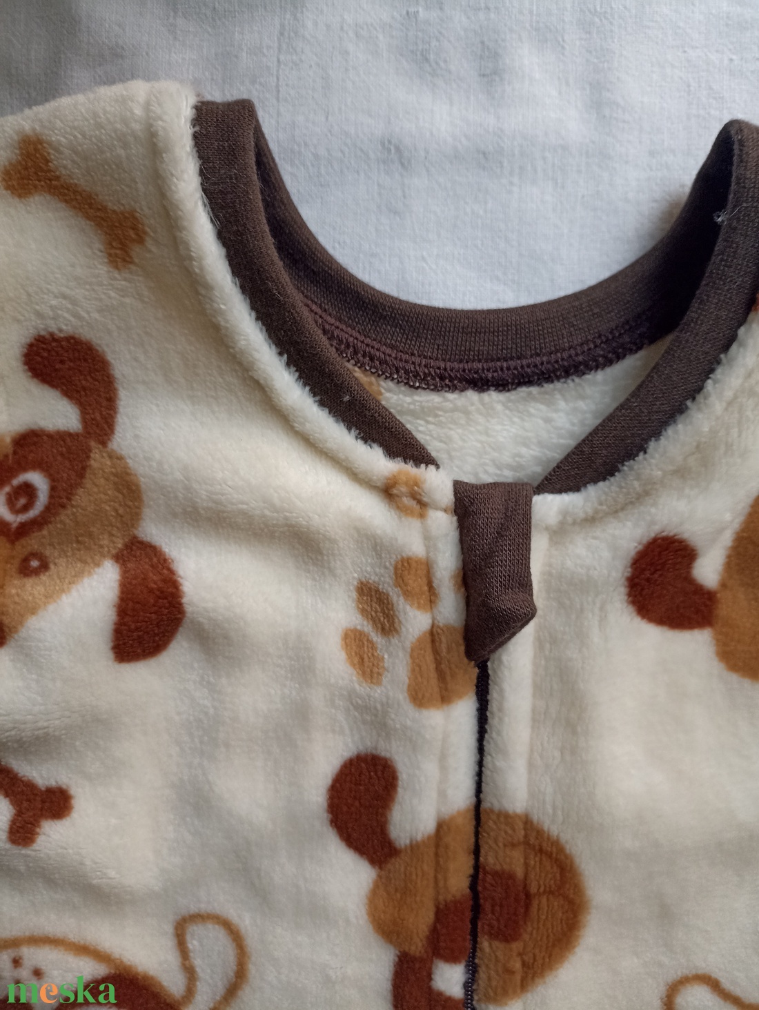 110-116-122-es Tavaszi átmeneti tipegő hálózsák 20-23 fokba wellsoft kutyás - baba - mama - babaruházat - tipegőhálózsák - Meska.hu