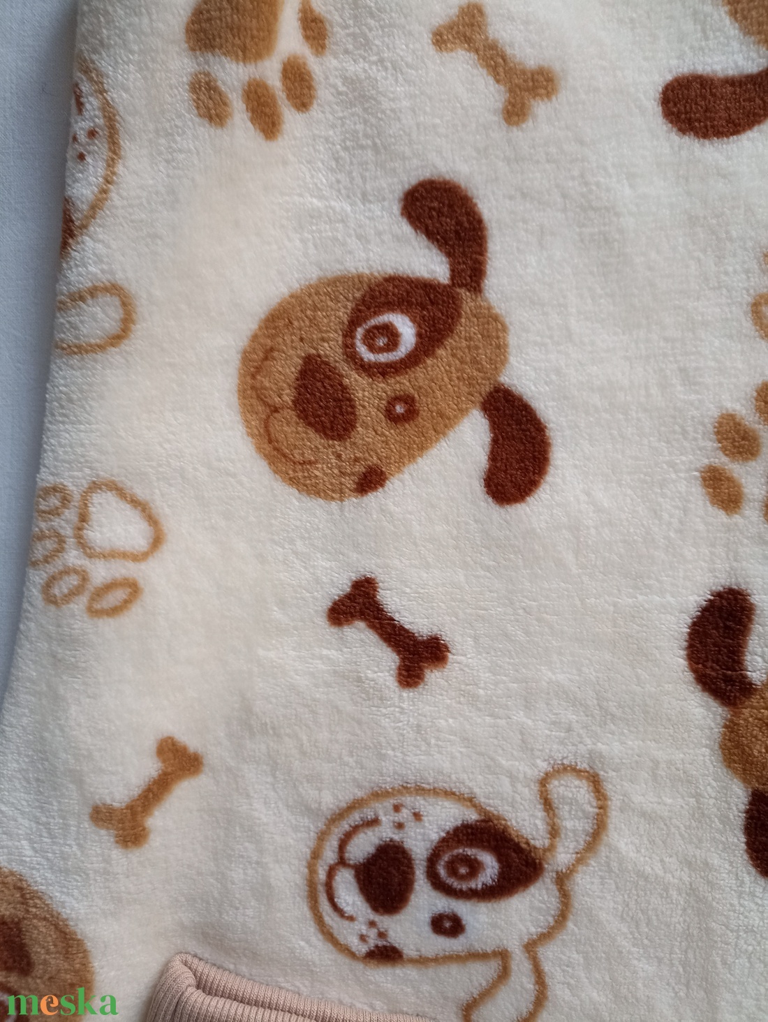 86-92-98-as Téli Tavaszi tipegő hálózsák 20-22 fokba wellsoft állatos kutyás - baba - mama - babaruházat - tipegőhálózsák - Meska.hu