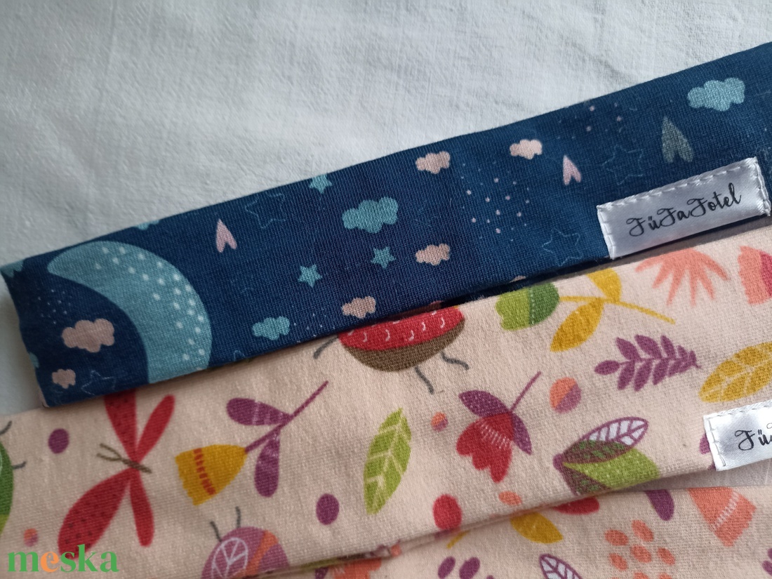 Hajpántok különböző méretekben nyári rét mintával és  - ruha & divat - hajdísz & hajcsat - hajráf & hajpánt - Meska.hu