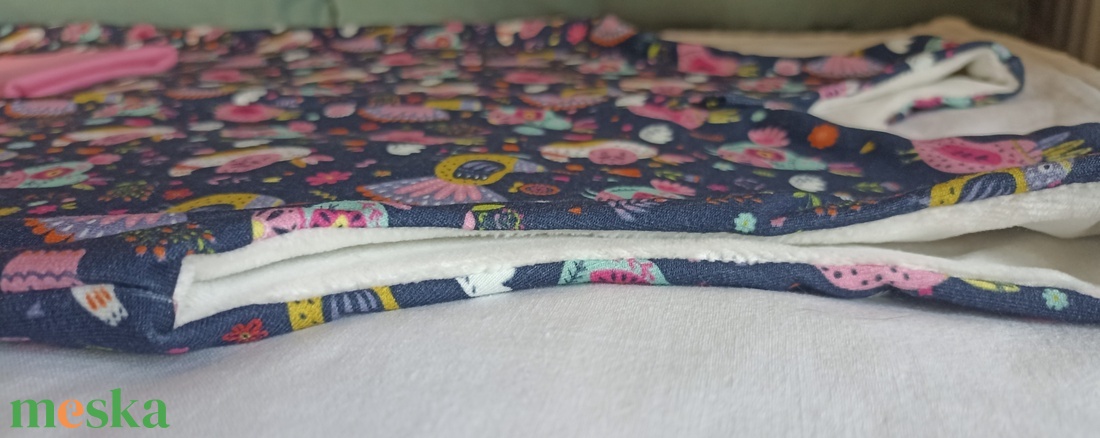 134-140-146-os Tavaszi tipegő hálózsák 21-23 fokba átmeneti pamut madárkás - baba - mama - babaruházat - tipegőhálózsák - Meska.hu