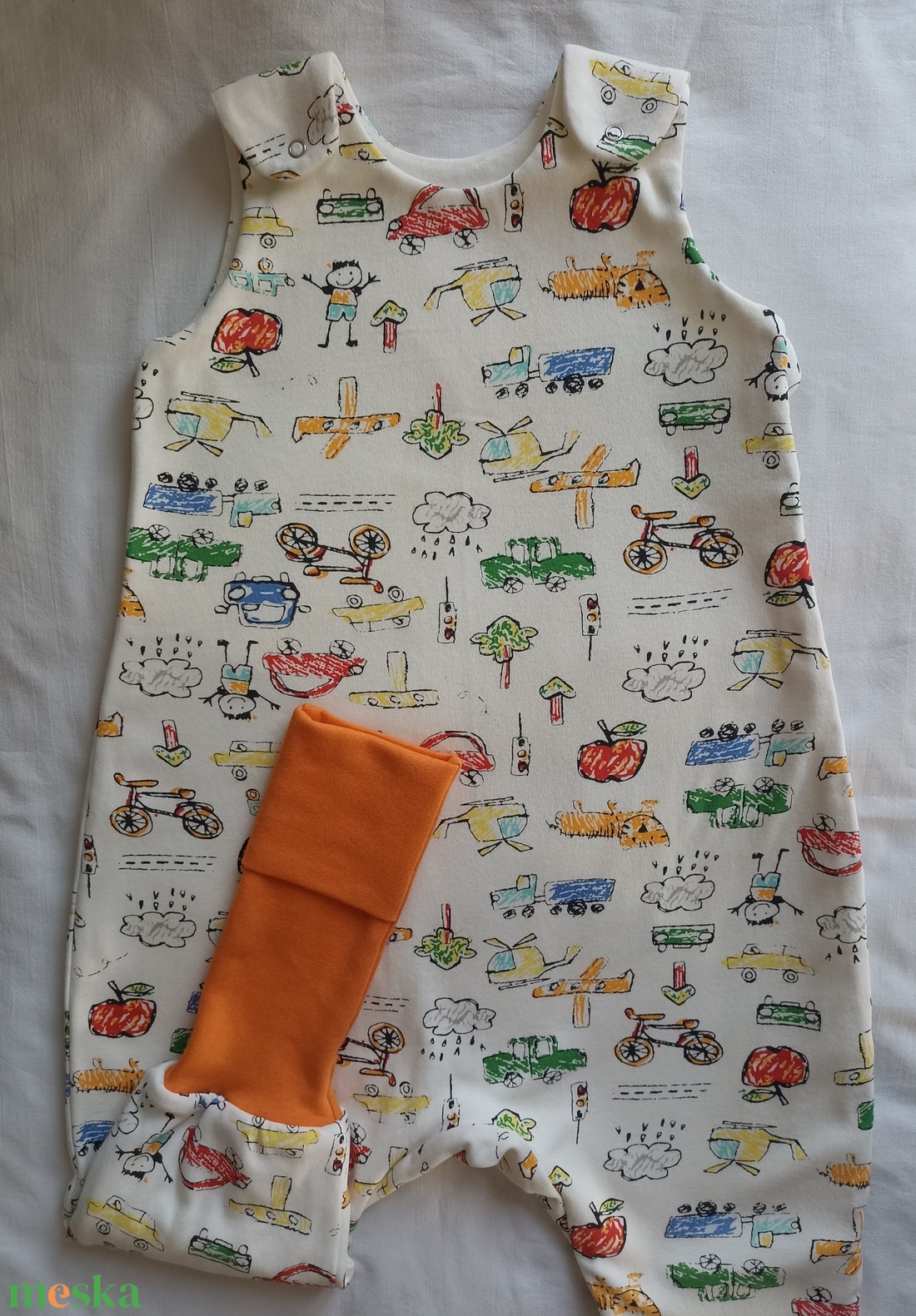 92-98-104-es Tavaszi tipegő hálózsák 21-23 fokba  átmeneti kétrétegű pamut gyerekrajzos - baba - mama - babaruházat - tipegőhálózsák - Meska.hu