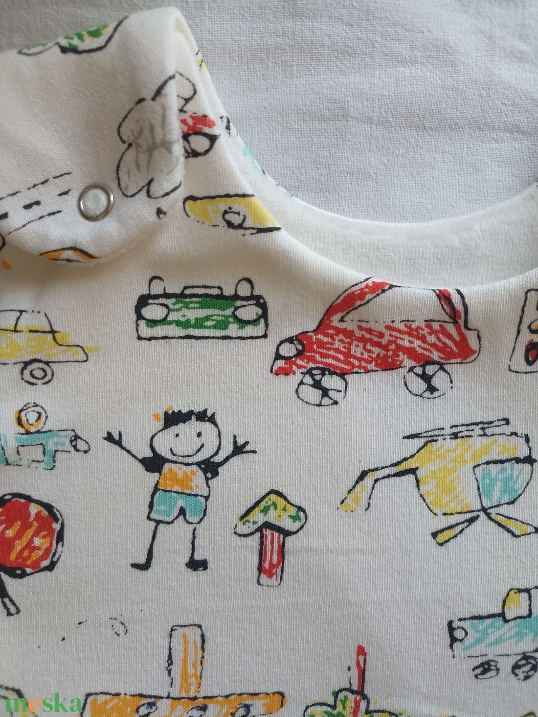 92-98-104-es Tavaszi tipegő hálózsák 21-23 fokba  átmeneti kétrétegű pamut gyerekrajzos - baba - mama - babaruházat - tipegőhálózsák - Meska.hu