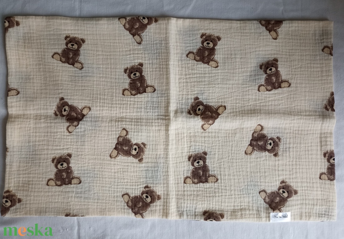 Muszlin párnahuzat IKEA-s 35 x 55 cm-s gyerekpárnához Duplagéz  - otthon & életmód - lakástextil - párna & párnahuzat - díszpárnahuzat - Meska.hu