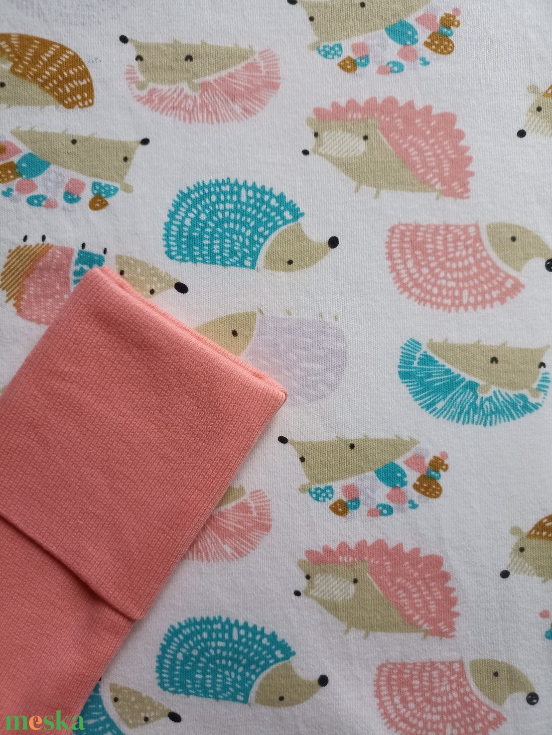 74-80-86-os Tavaszi tipegő hálózsák 21-23 fokba Átmeneti kétrétegű pamut bolyhos béléssel sünis - baba - mama - babaruházat - tipegőhálózsák - Meska.hu