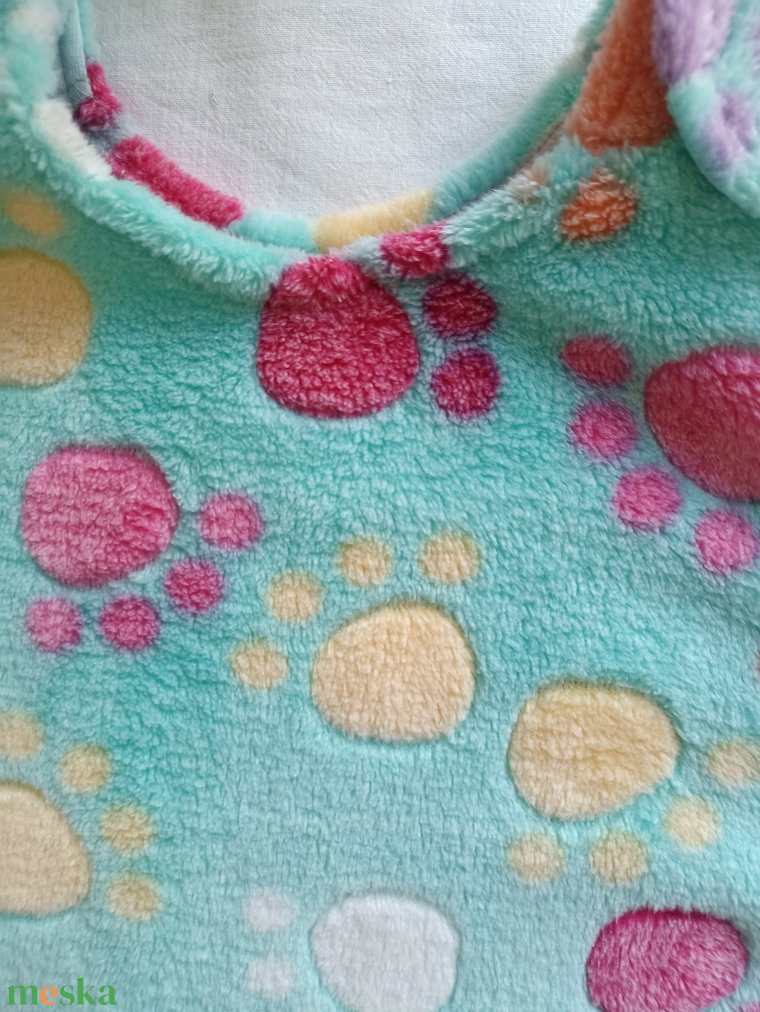 98-104-110-es Tavaszi őszi tipegő hálózsák wellsoft + vékony pamut türkiz madárkás - baba - mama - babaruházat - tipegőhálózsák - Meska.hu