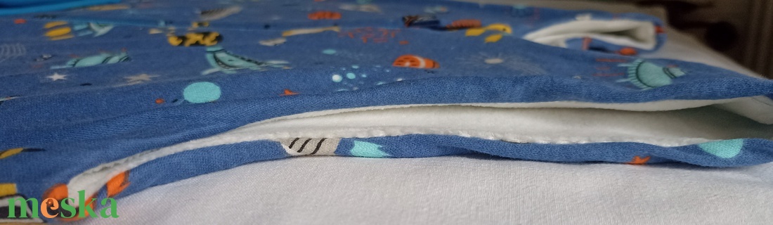 134-140-146-os Tavaszi tipegő hálózsák 21-23 fokba átmeneti pamut űrhajós - baba - mama - babaruházat - tipegőhálózsák - Meska.hu