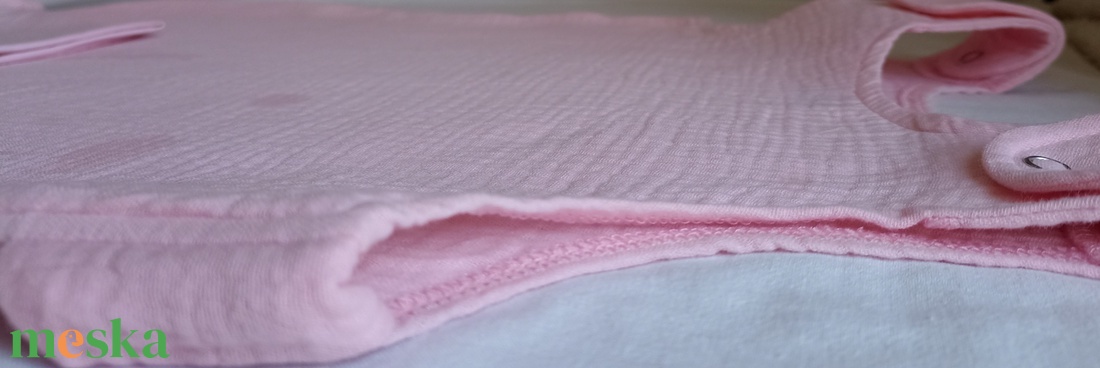 86-92-98-es nyári muszlin tipegő hálózsák duplagéz rózsa - baba - mama - babaruházat - tipegőhálózsák - Meska.hu