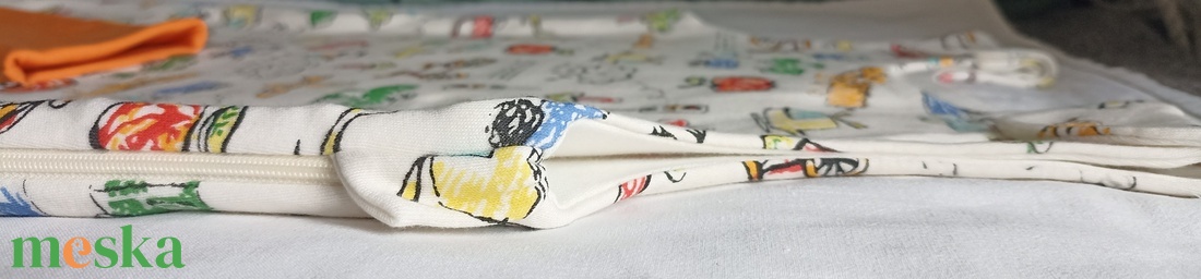 116-122-128-es Tavaszi-Őszi tipegő hálózsák átmeneti pamut gyerekrajzos - baba - mama - babaruházat - tipegőhálózsák - Meska.hu