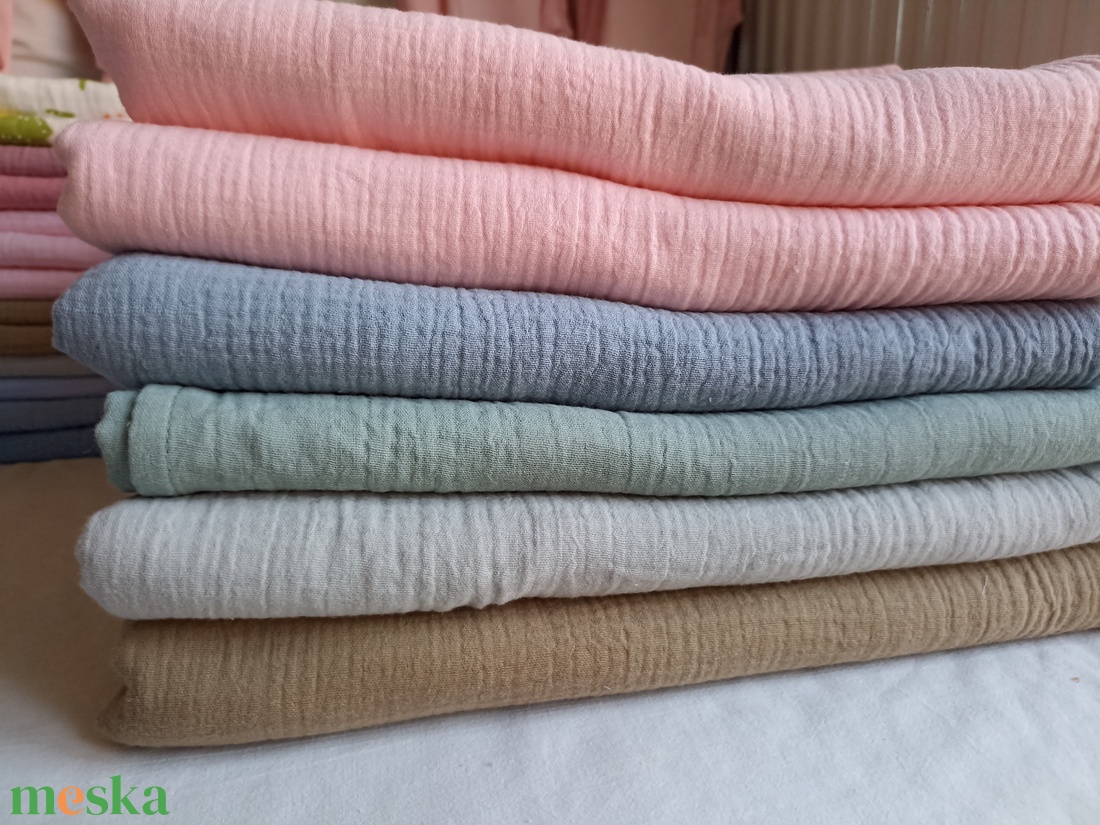 Extra hosszú felnőtt nyári takaró muszlin kánikula duplagéz  140x210 cm FűFaFotel - otthon & életmód - lakástextil - felnőtt takaró, pléd - Meska.hu