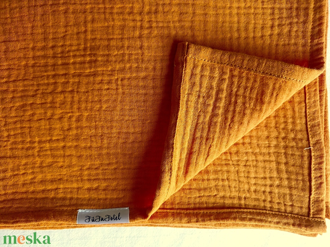 Extra hosszú 140x220 cm felnőtt nyári takaró muszlin kánikula duplagéz  FűFaFotel - otthon & életmód - lakástextil - felnőtt takaró, pléd - Meska.hu