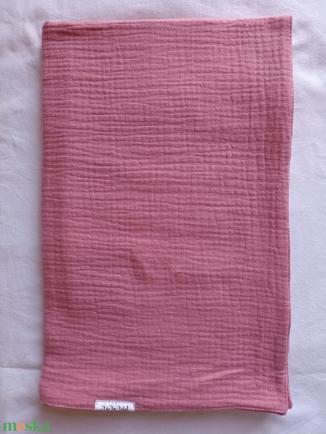Kétrétegű muszlin ovis géztakaró nyári ovistakaró 100x130 cm mályva - baba - mama - baba ágynemű - babatakaró, gyerek pléd - Meska.hu