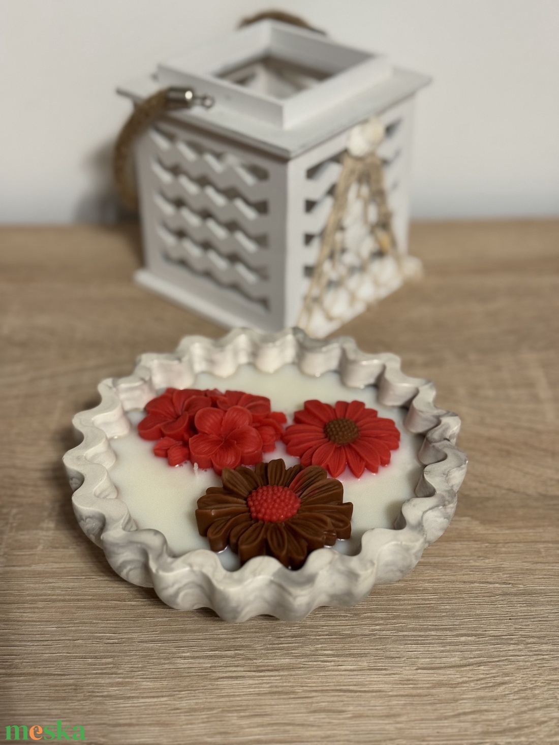 Szójaviasz gyertya tál  - otthon & életmód - gyertya, illat, aroma - gyertya - Meska.hu