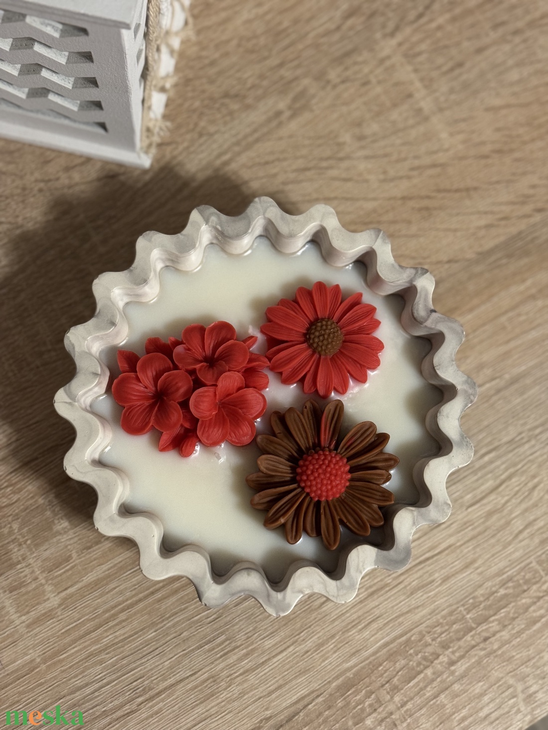 Szójaviasz gyertya tál  - otthon & életmód - gyertya, illat, aroma - gyertya - Meska.hu