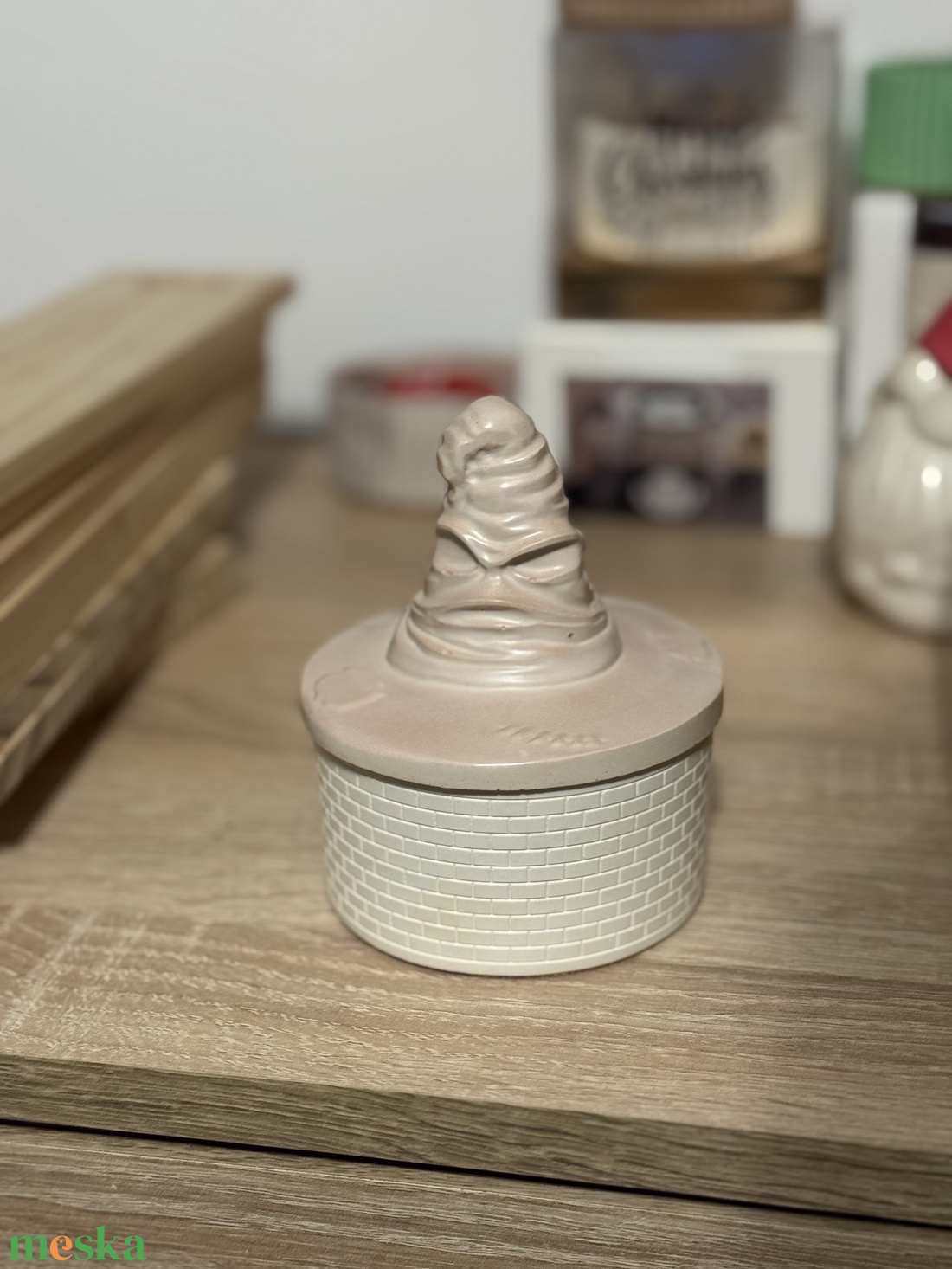 Harry Potter szójaviasz gyertya  - karácsony - karácsonyi lakásdekoráció - karácsonyi illatgyertya, mécses - Meska.hu