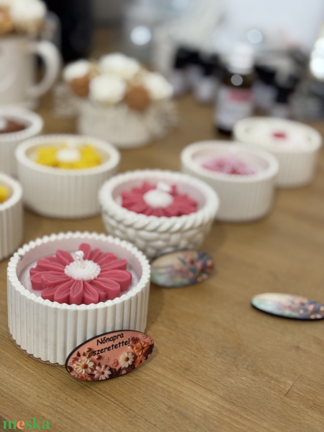 Szójaviasz illat illatgyertya Nőnapra - otthon & életmód - gyertya, illat, aroma - gyertya - Meska.hu