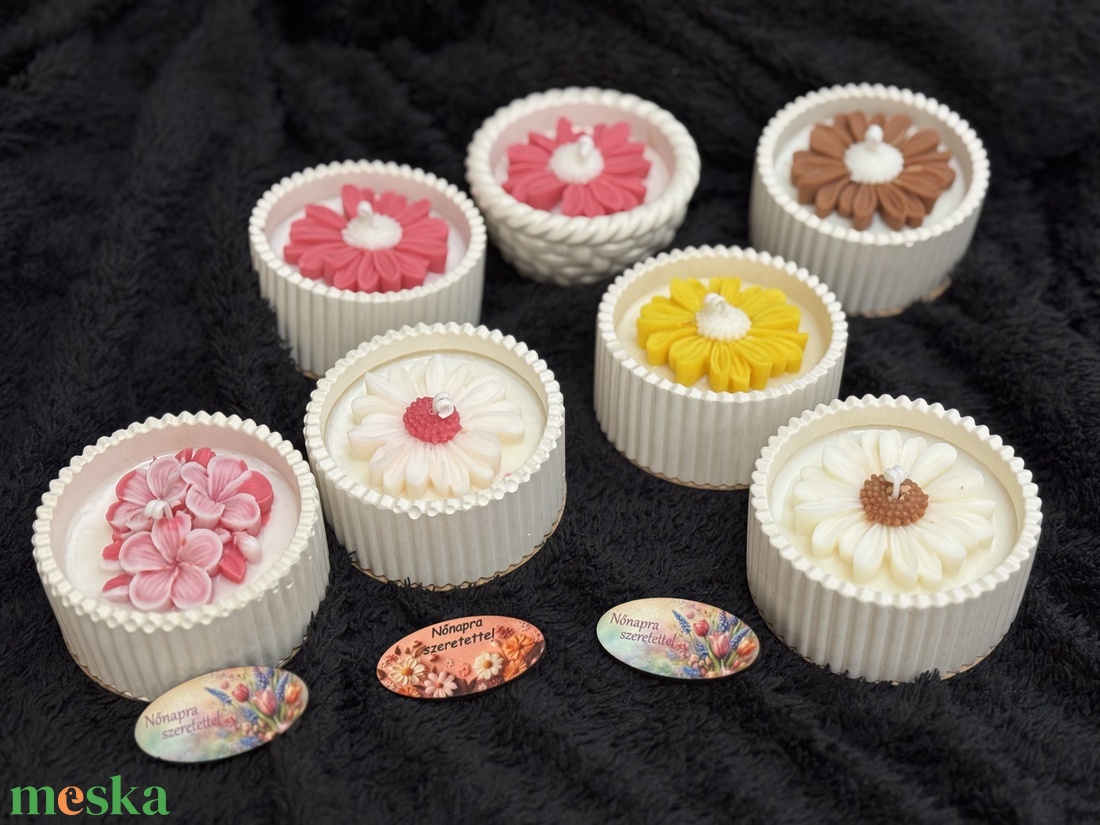 Szójaviasz illat illatgyertya Nőnapra - otthon & életmód - gyertya, illat, aroma - gyertya - Meska.hu