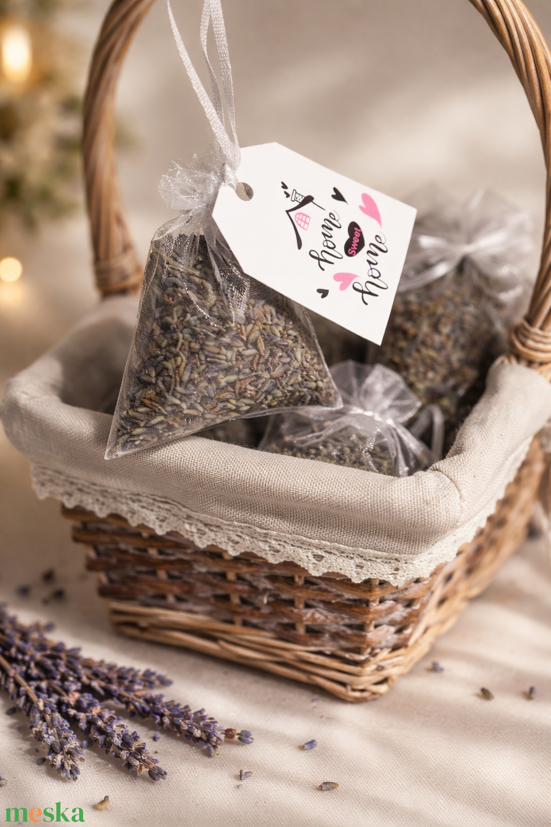 Szárított levendula illatzsák - szépségápolás - egészségmegőrzési kellékek - gyógynövénypárna - Meska.hu
