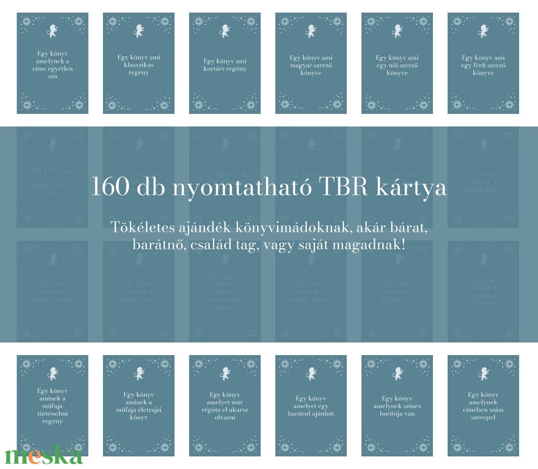 TBR kártyák - művészet - grafika & illusztráció - egyéb rajzok - Meska.hu