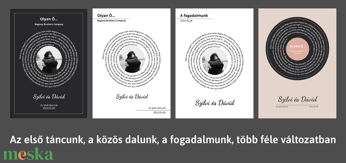 A közös dalunk, fogadalmunk, az első táncunk - bakelit poszter személyre szabható - otthon & életmód - dekoráció - kép & falikép - poszter - Meska.hu A közös dalunk, fogadalmunk, az első táncunk - bakelit poszter személyre szabható - otthon & életmód - dekoráció - kép & falikép - poszter - Meska.hu