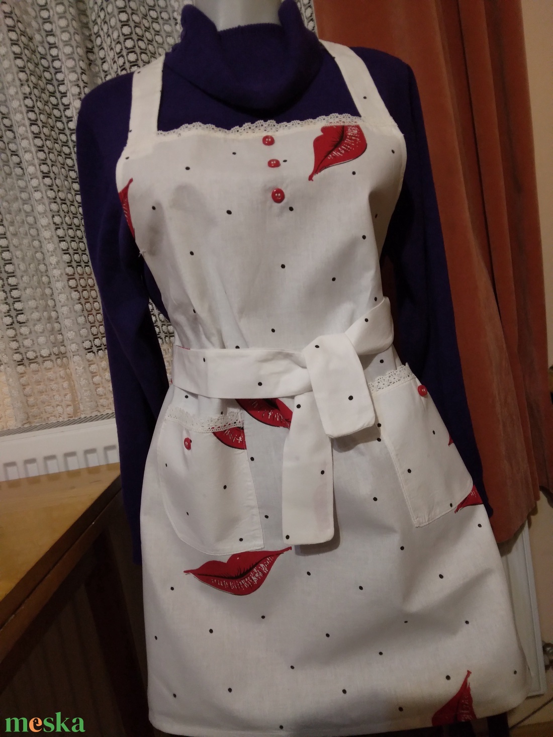 Konyhai kötény - otthon & életmód - konyhafelszerelés, tálalás - konyhai textil - kötény - Meska.hu