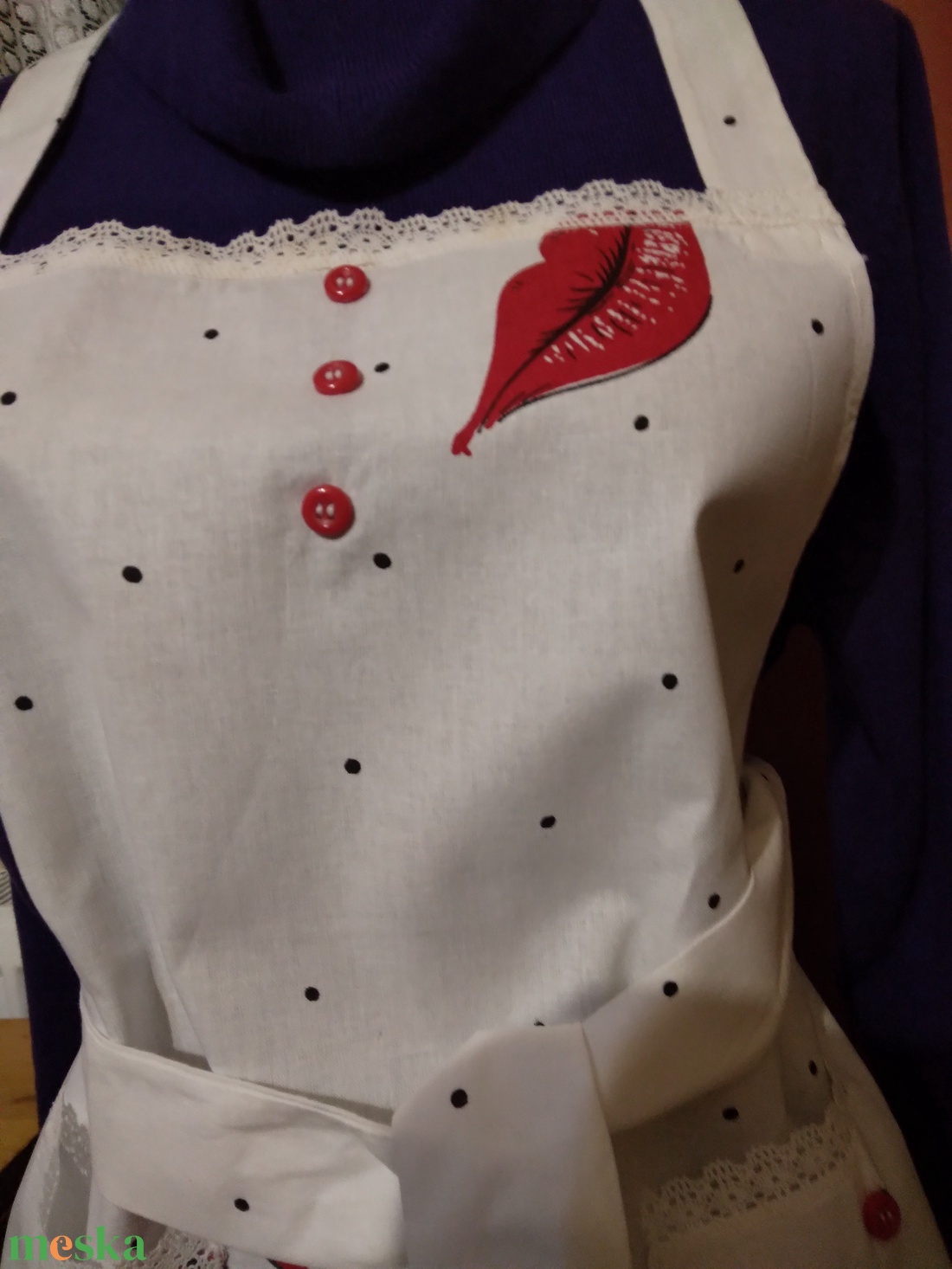 Konyhai kötény - otthon & életmód - konyhafelszerelés, tálalás - konyhai textil - kötény - Meska.hu