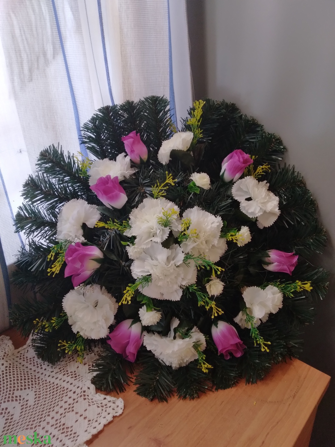 kegyeleti koszorú - otthon & életmód - dekoráció - virágdísz és tartó - koszorú - Meska.hu kegyeleti koszorú - otthon & életmód - dekoráció - virágdísz és tartó - koszorú - Meska.hu