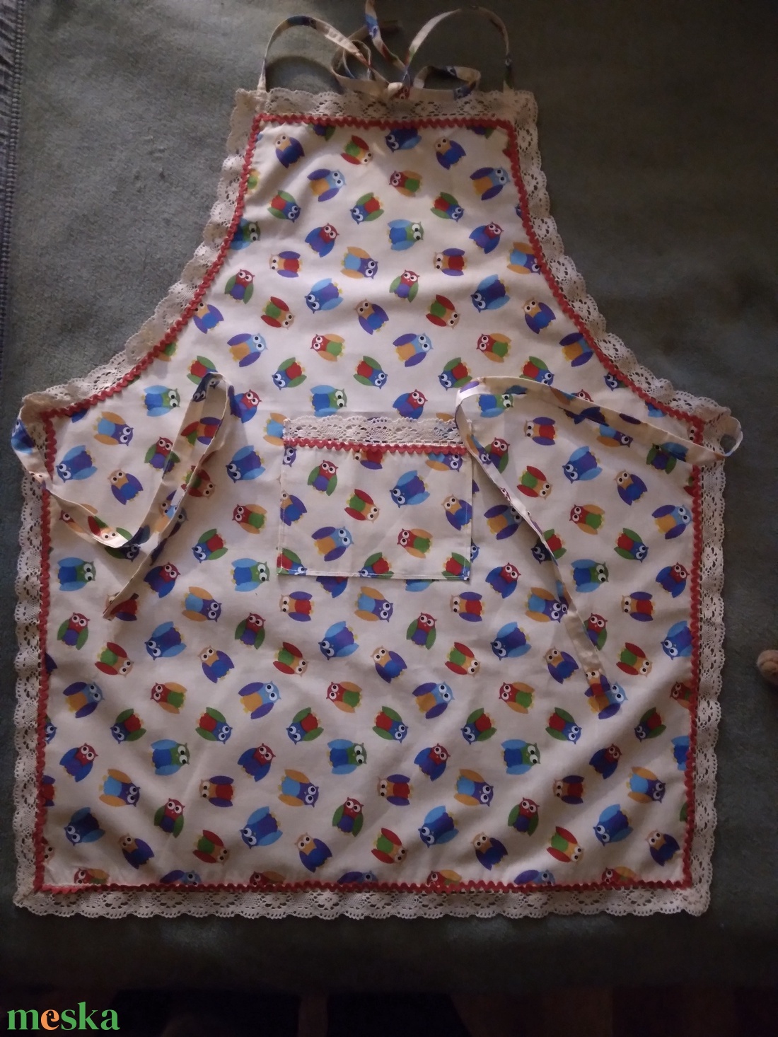 kötény - otthon & életmód - konyhafelszerelés, tálalás - konyhai textil - kötény - Meska.hu