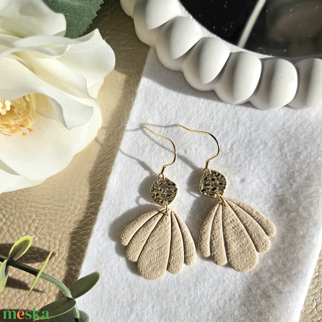 NORA fülbevaló - ékszer - fülbevaló - lógó fülbevaló - Meska.hu