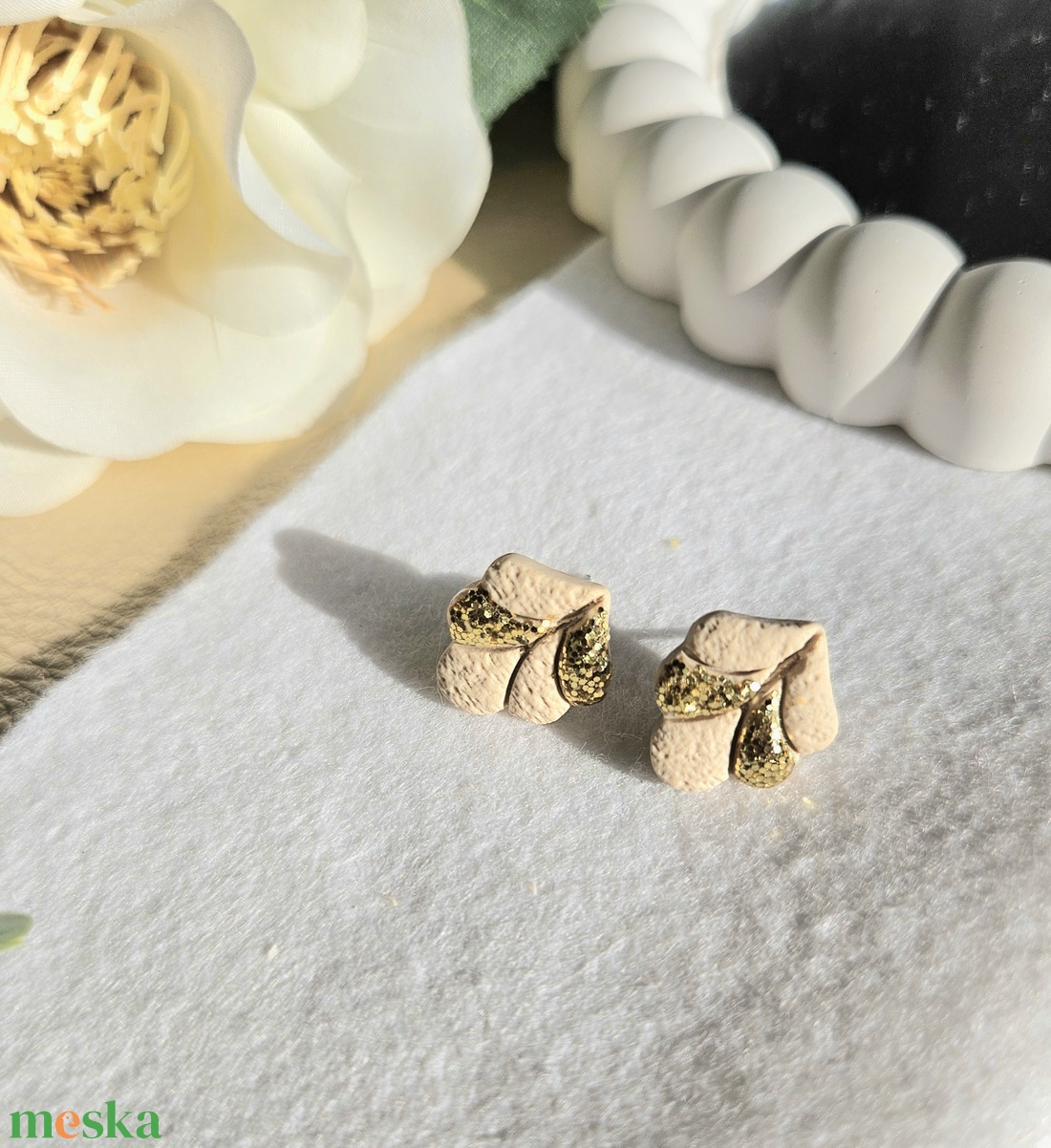 PALMA fülbevaló - ékszer - fülbevaló - lógó fülbevaló - Meska.hu