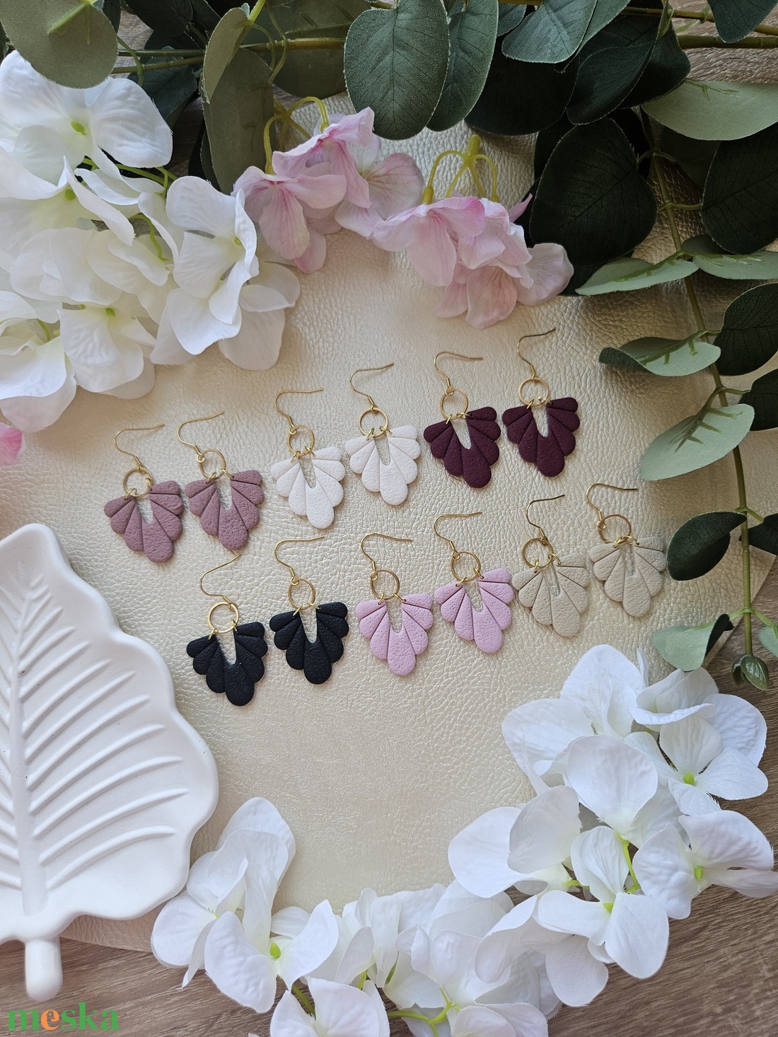 BELLA fülbevaló - ékszer - fülbevaló - lógó fülbevaló - Meska.hu