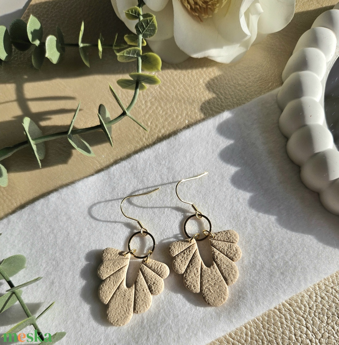 BELLA fülbevaló - ékszer - fülbevaló - lógó fülbevaló - Meska.hu