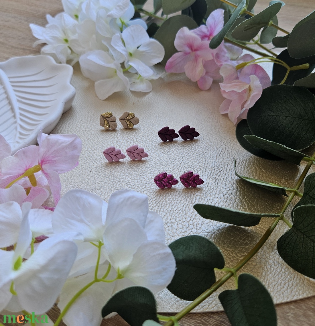 PALMA fülbevaló - ékszer - fülbevaló - lógó fülbevaló - Meska.hu