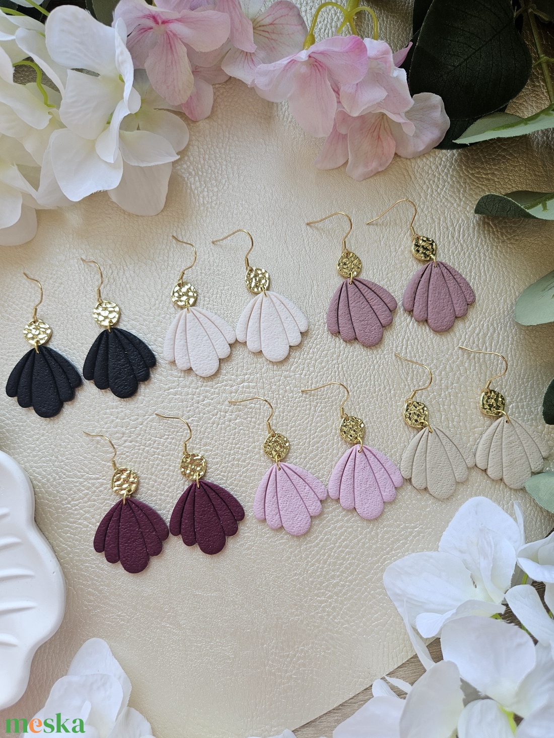 NORA fülbevaló - ékszer - fülbevaló - lógó fülbevaló - Meska.hu