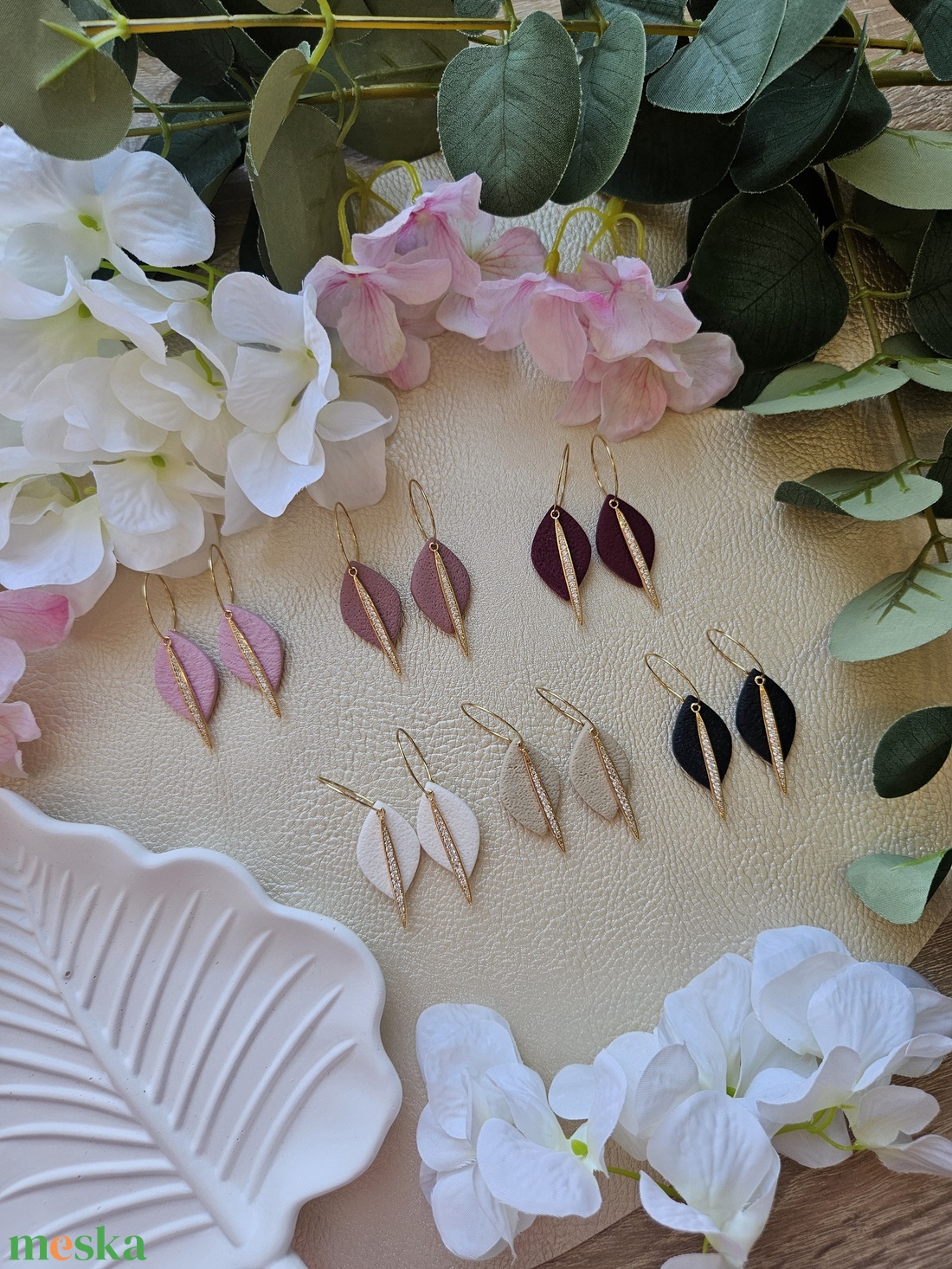 CAMILA fülbevaló - ékszer - fülbevaló - lógó fülbevaló - Meska.hu