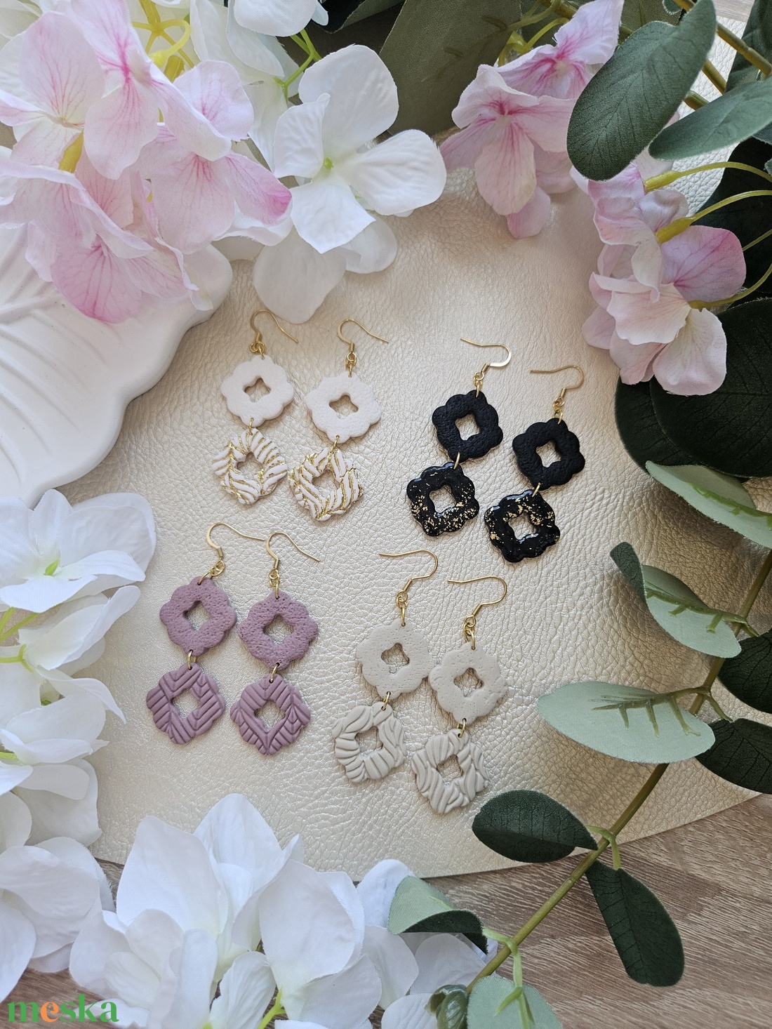 ISABELLA fülbevaló - ékszer - fülbevaló - lógó fülbevaló - Meska.hu