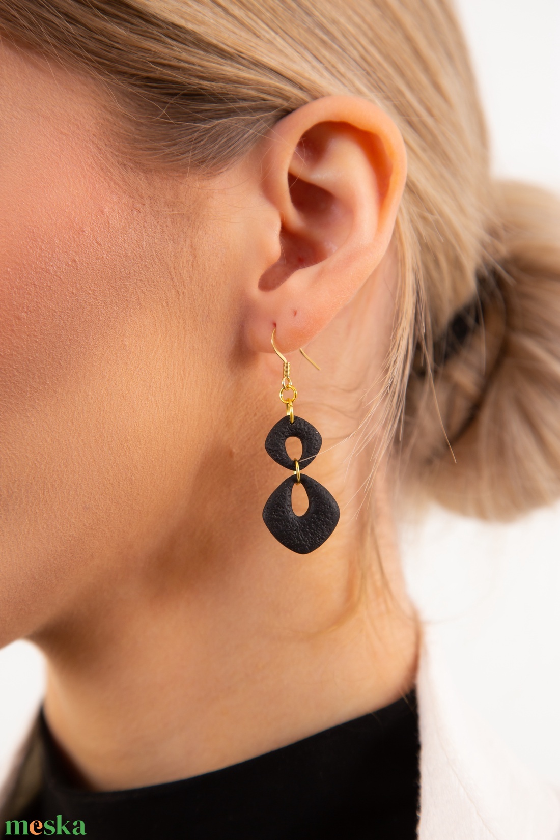 CHARLOTTE fülbevaló - ékszer - fülbevaló - lógó fülbevaló - Meska.hu