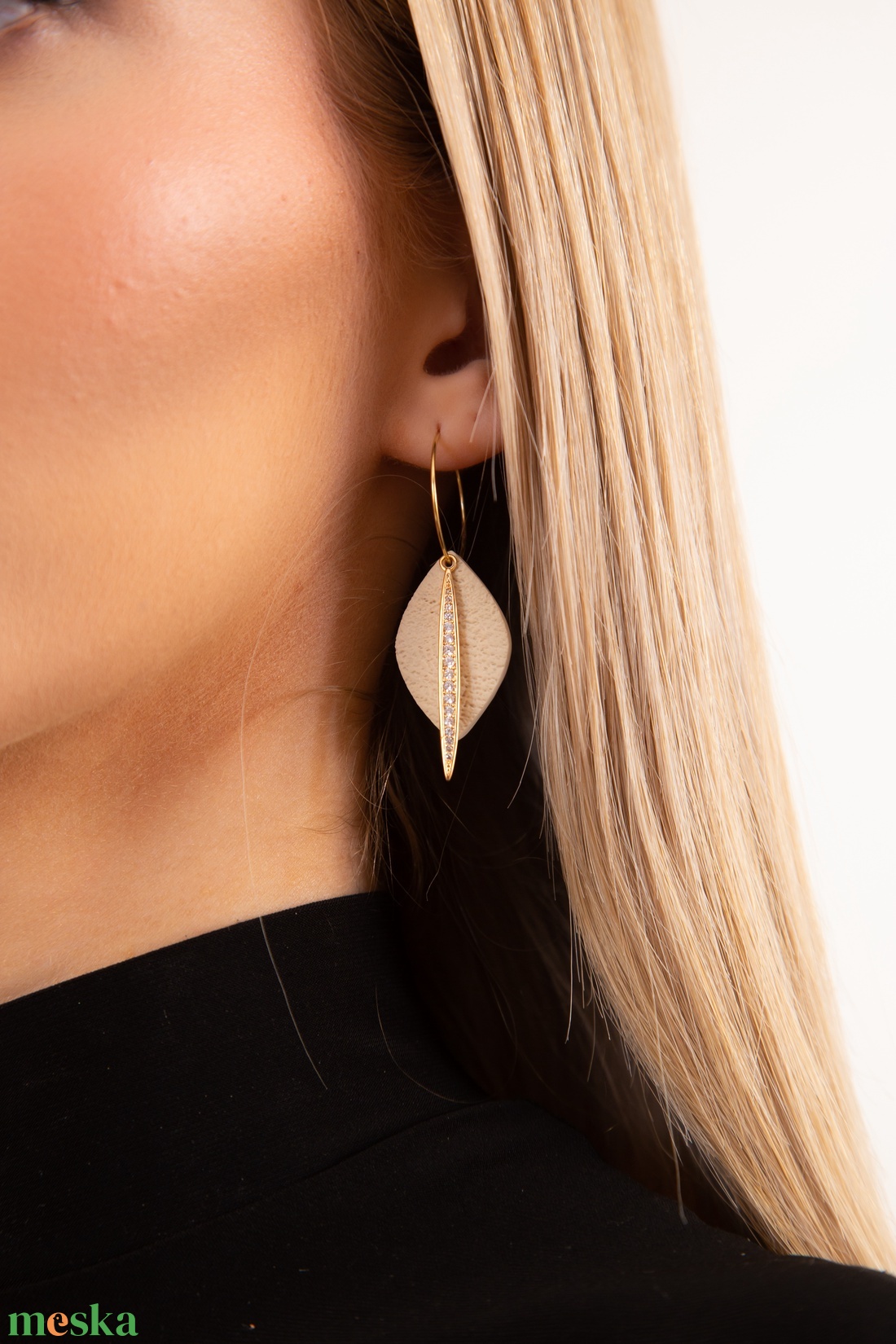 CAMILA fülbevaló - ékszer - fülbevaló - lógó fülbevaló - Meska.hu