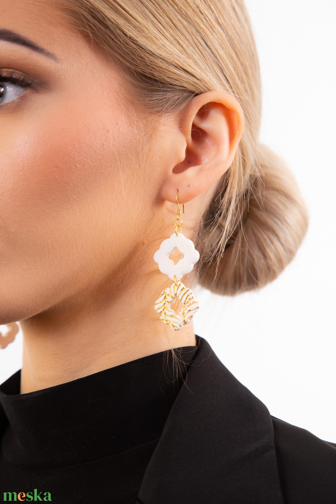 ISABELLA fülbevaló - ékszer - fülbevaló - lógó fülbevaló - Meska.hu