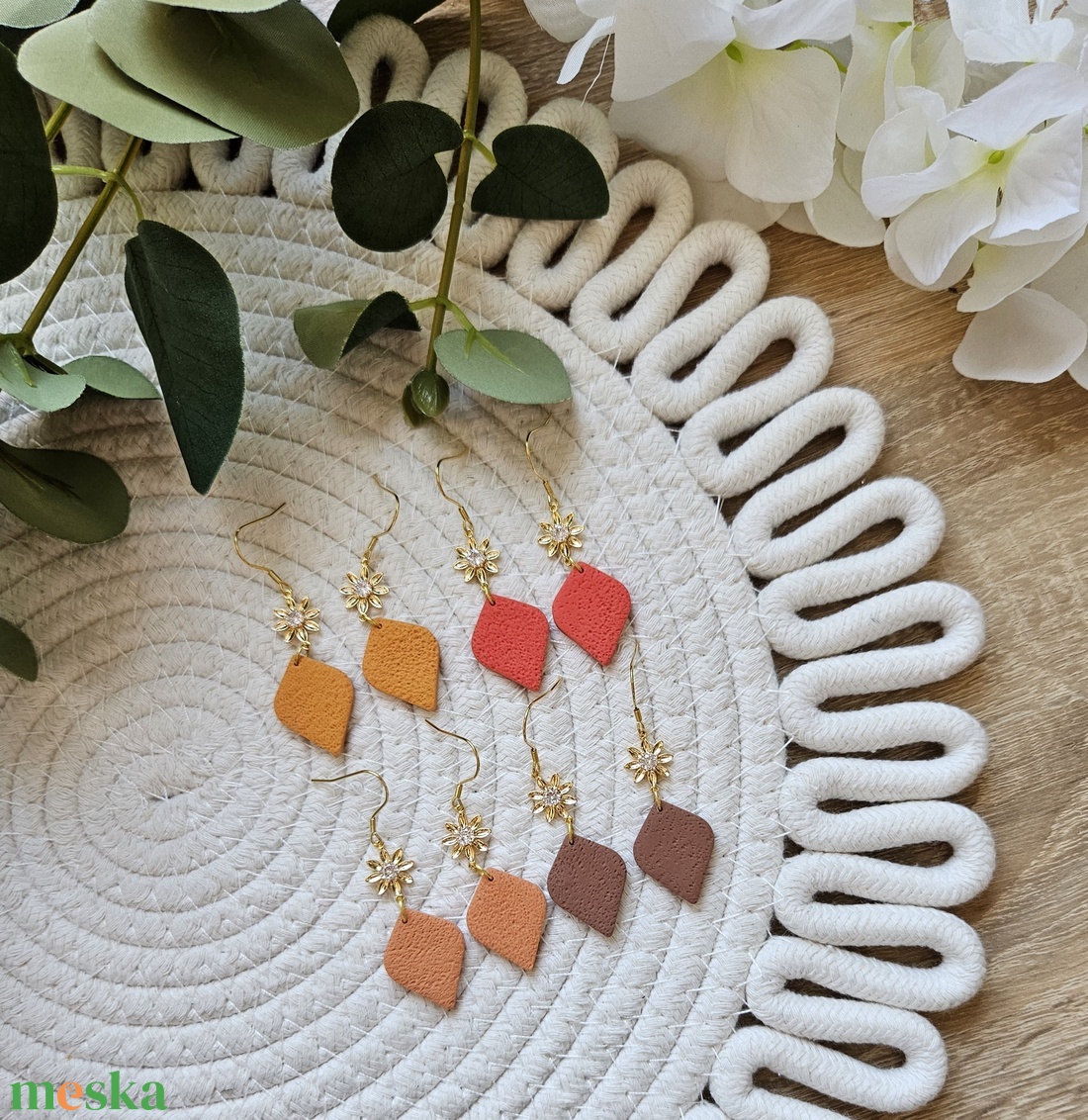 MARINA fülbevaló - ékszer - fülbevaló - lógó fülbevaló - Meska.hu