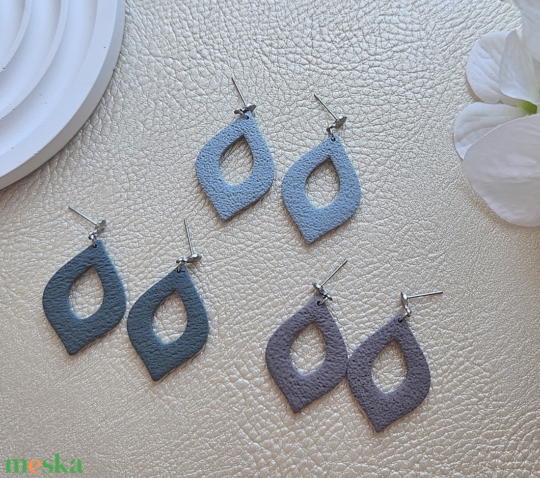 RUBY fülbevaló - ékszer - fülbevaló - lógó fülbevaló - Meska.hu